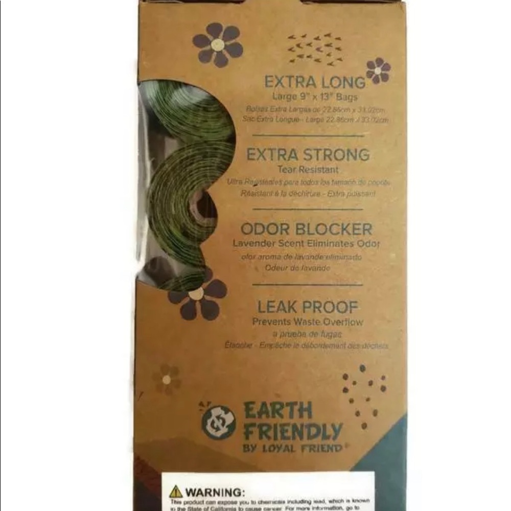 Earth friendly poop bags for pets 8 refill rolls - Picture 3 of 3